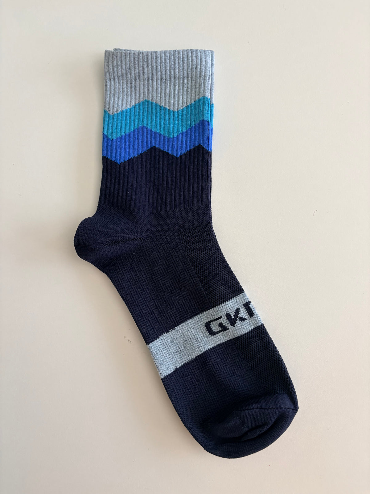 Men’s Retro-Style Cycling Crew Socks by GKRQ