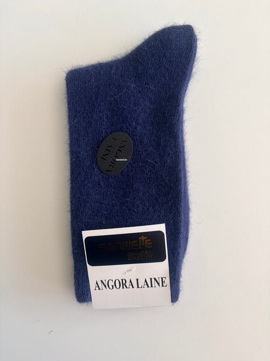 Men’s (Angora Rabbit Hair) by Senweite Crew Socks