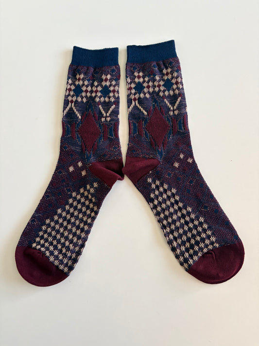 Men’s Socks by Miosam Vintage Style Stylish Quality Patterned Socks Everyday Wear