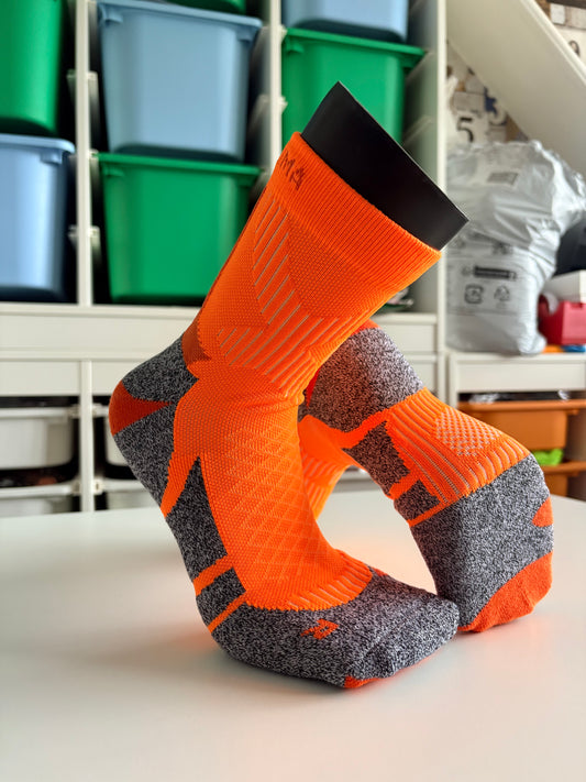 Crew Socks By Donlima Men’s Professional Running Socks-Varied Fluorescent Colours Lightweight Breathable