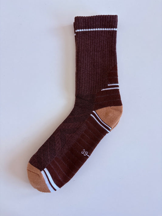 Porfin Men’s Merino Wool Walking & Hiking Boot Socks / Warm, Comfortable Outdoor Socks