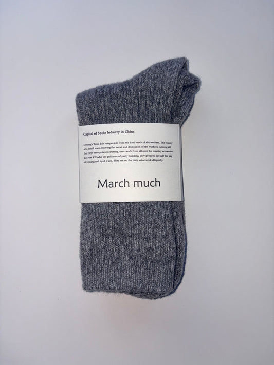 March Much Crew Socks