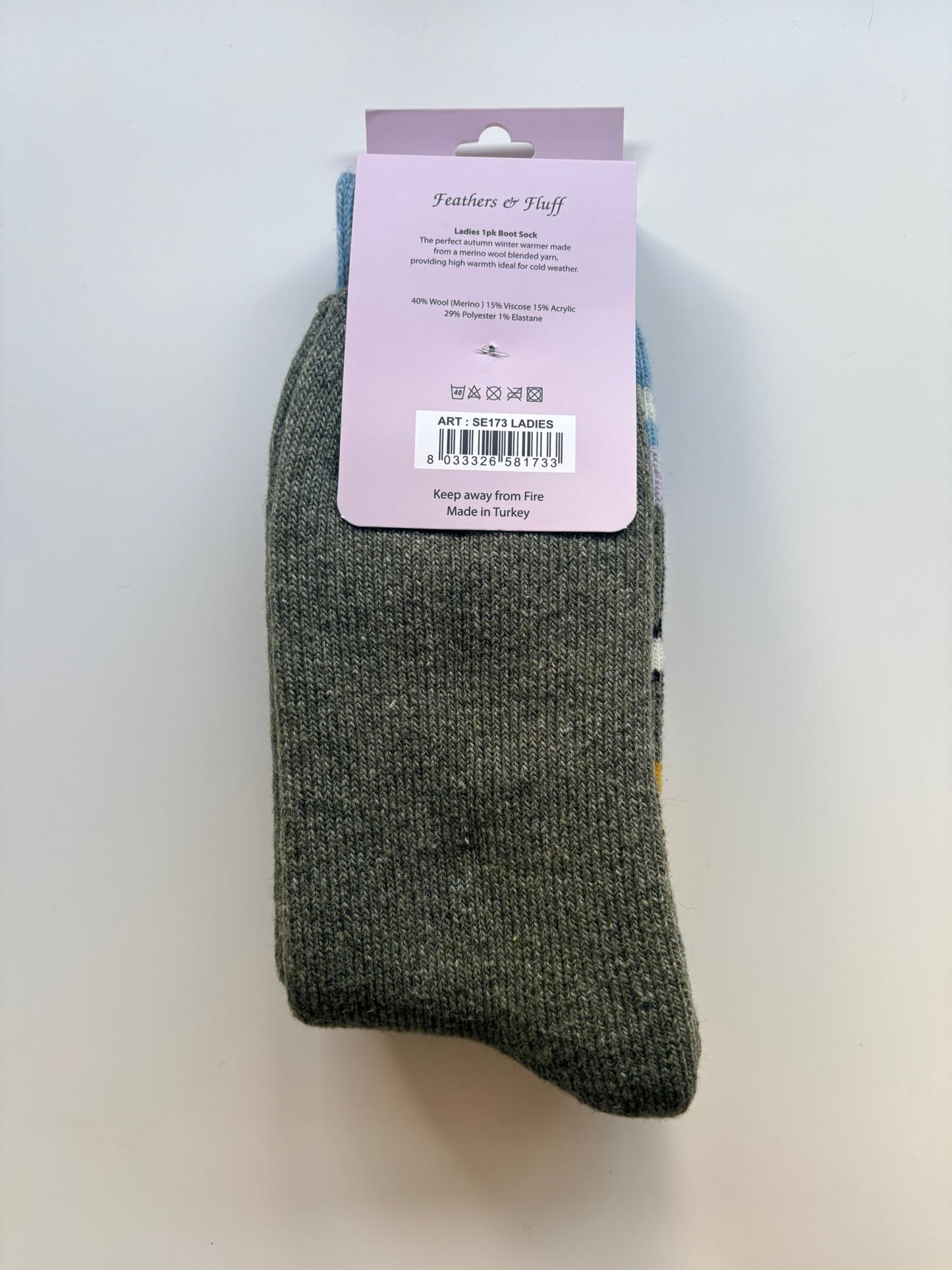Feathers & Fluff Merino Boot Socks