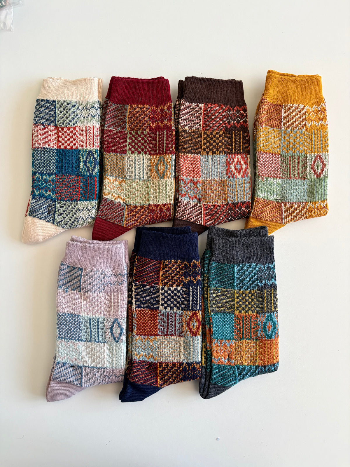 Women’s Socks by Miosam Vintage Style Stylish Quality Patterned Socks Everyday Wear