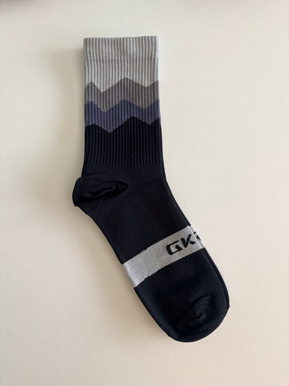 Men’s Retro-Style Cycling Crew Socks by GKRQ