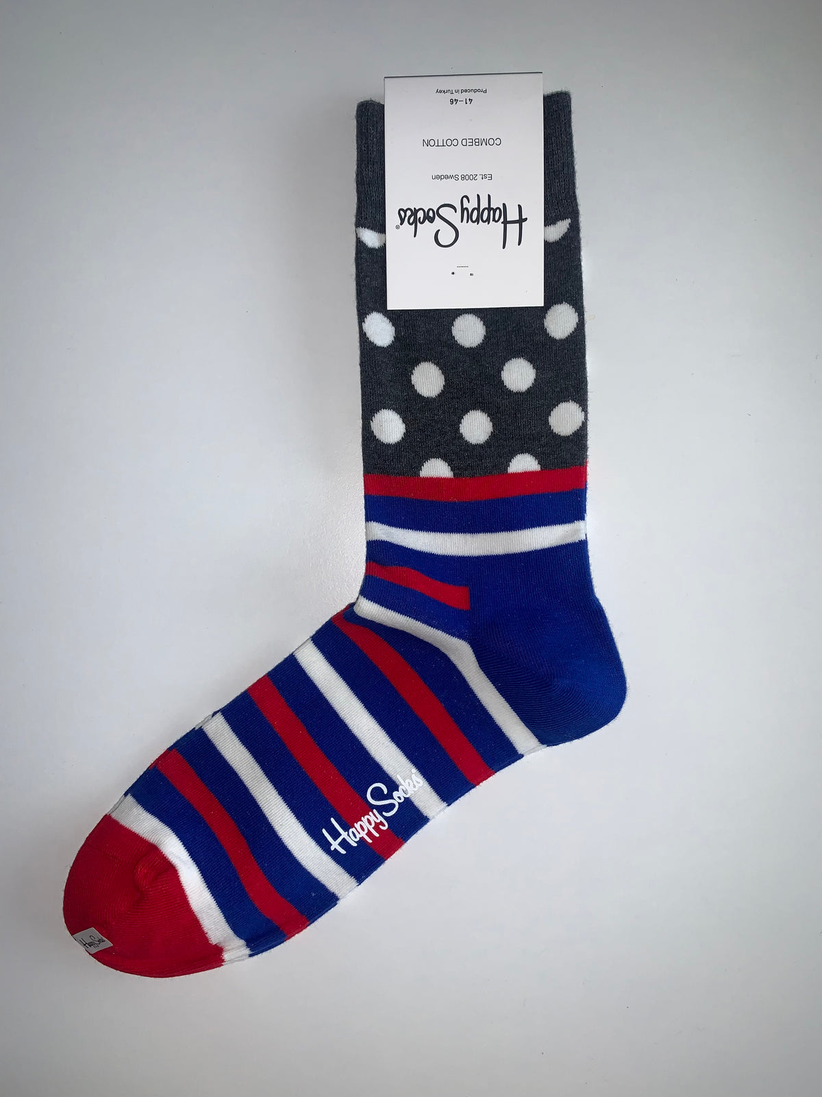 Men's Socks by Happy Socks / Colourful & Varied Stripes, Dots & Geometric Designs