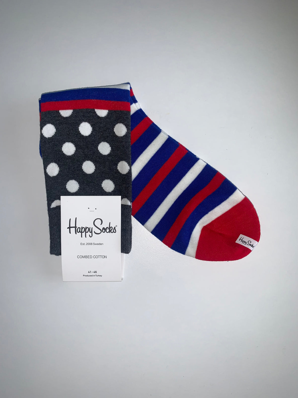 Men's Socks by Happy Socks / Colourful & Varied Stripes, Dots & Geometric Designs