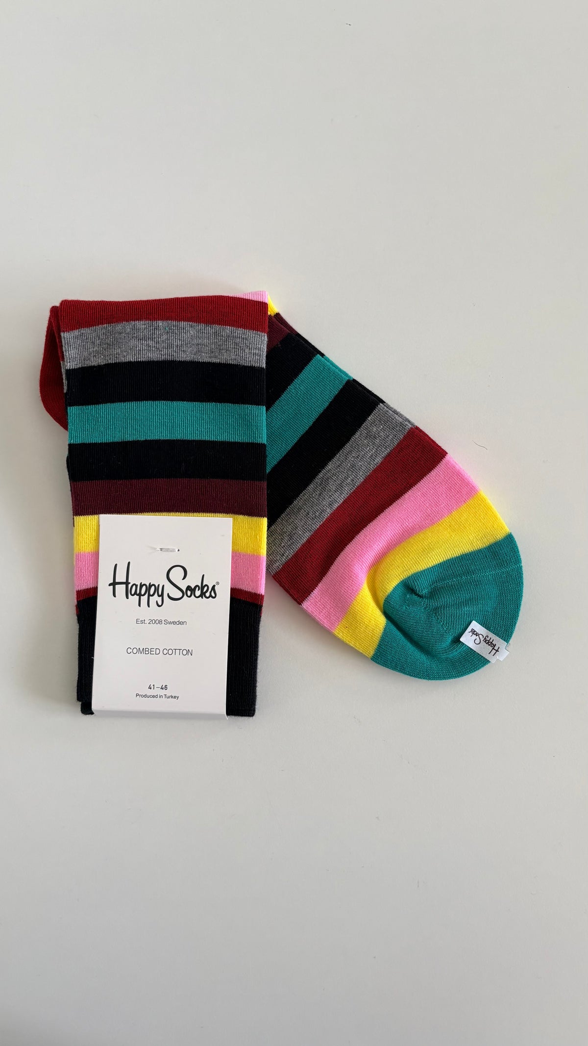 Men's Socks by Happy Socks / Colourful & Varied Stripes, Dots & Geometric Designs