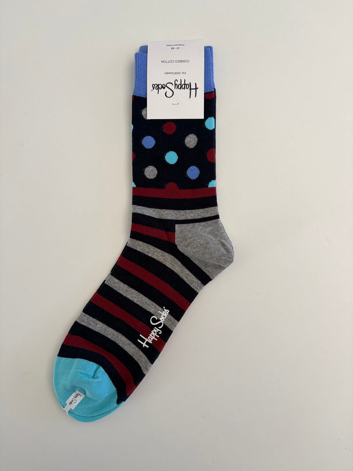 Men's Socks by Happy Socks / Colourful & Varied Stripes, Dots & Geometric Designs
