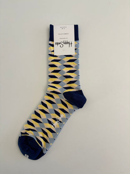 Men's Socks by Happy Socks / Colourful & Varied Stripes, Dots & Geometric Designs