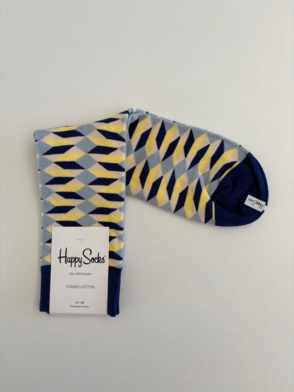 Men's Socks by Happy Socks / Colourful & Varied Stripes, Dots & Geometric Designs