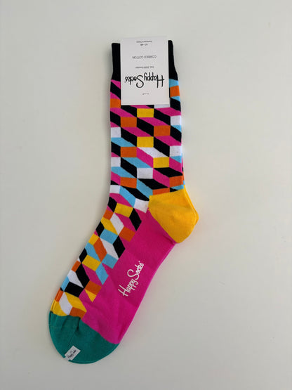 Men's Socks by Happy Socks / Colourful & Varied Stripes, Dots & Geometric Designs