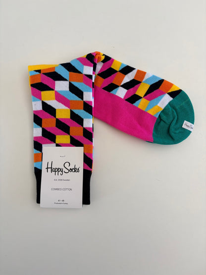 Men's Socks by Happy Socks / Colourful & Varied Stripes, Dots & Geometric Designs