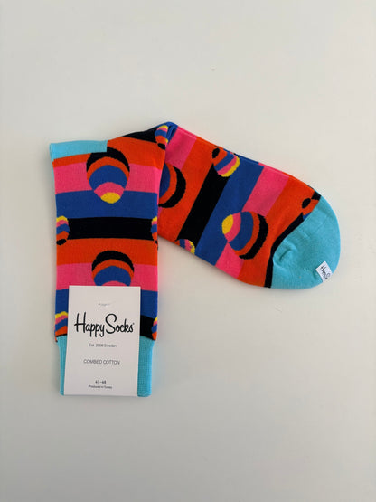 Men's Socks by Happy Socks / Colourful & Varied Stripes, Dots & Geometric Designs