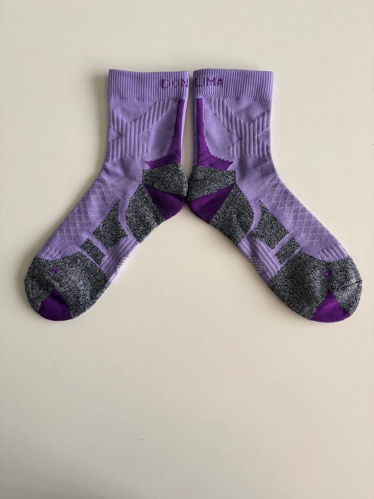 Women's Donlima running socks in purple