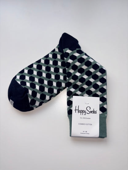 Men's Socks by Happy Socks / Colourful & Varied Stripes, Dots & Geometric Designs
