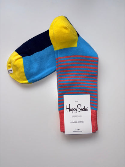 Men's Socks by Happy Socks / Colourful & Varied Stripes, Dots & Geometric Designs