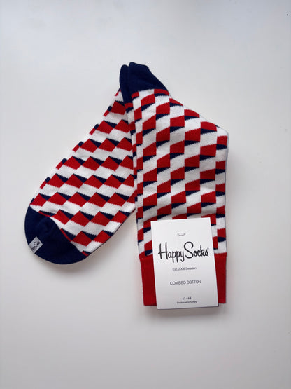 Men's Socks by Happy Socks / Colourful & Varied Stripes, Dots & Geometric Designs