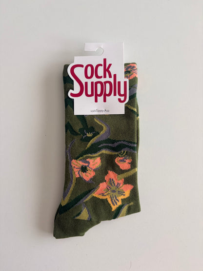 Unisex by Sock Supply Green Woodland