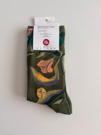 Unisex by Sock Supply Green Woodland