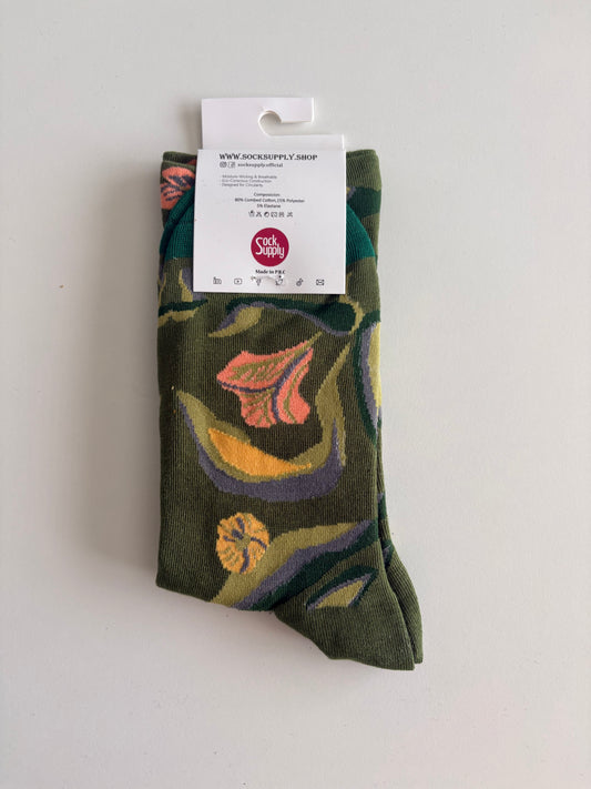 Unisex by Sock Supply Green Woodland