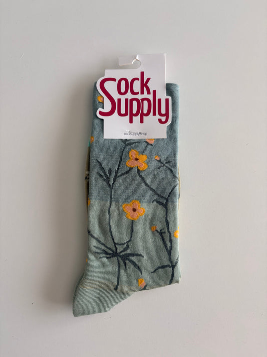 Unisex by Sock Supply Floral-patterened fashion socks