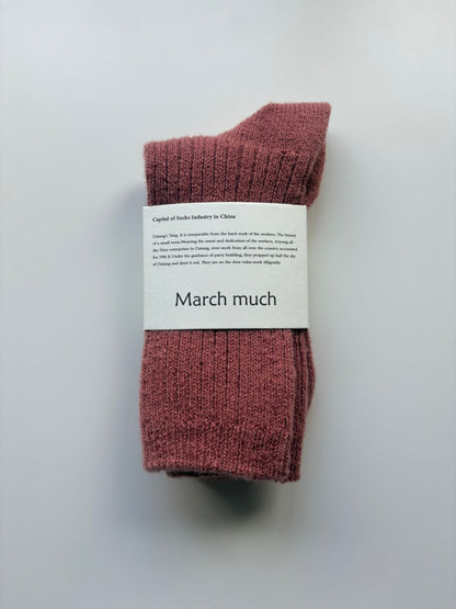 March Much Crew Socks