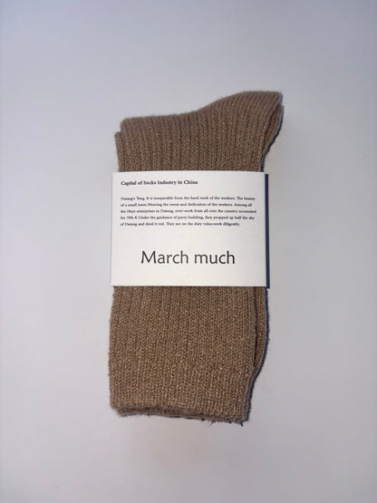 March Much Crew Socks
