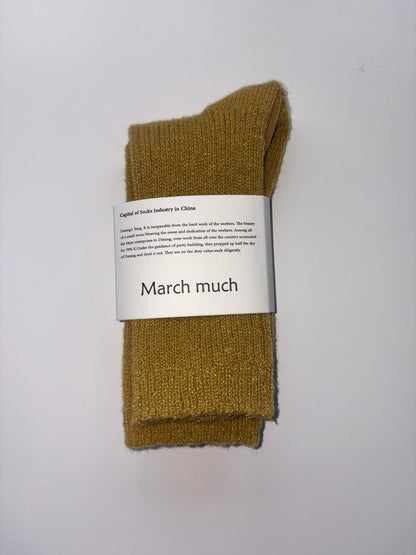 March Much Crew Socks