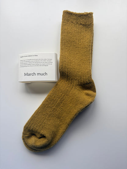 March Much Crew Socks