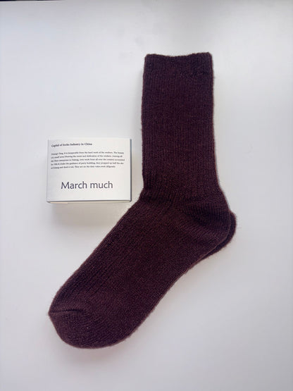 March Much Crew Socks