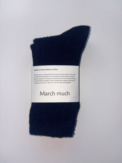March Much Crew Socks