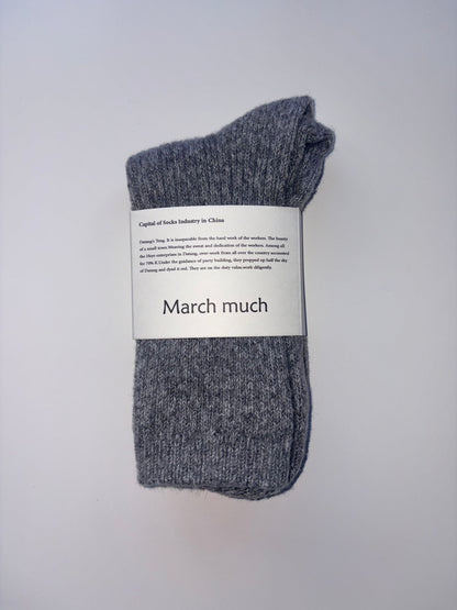 March Much Crew Socks