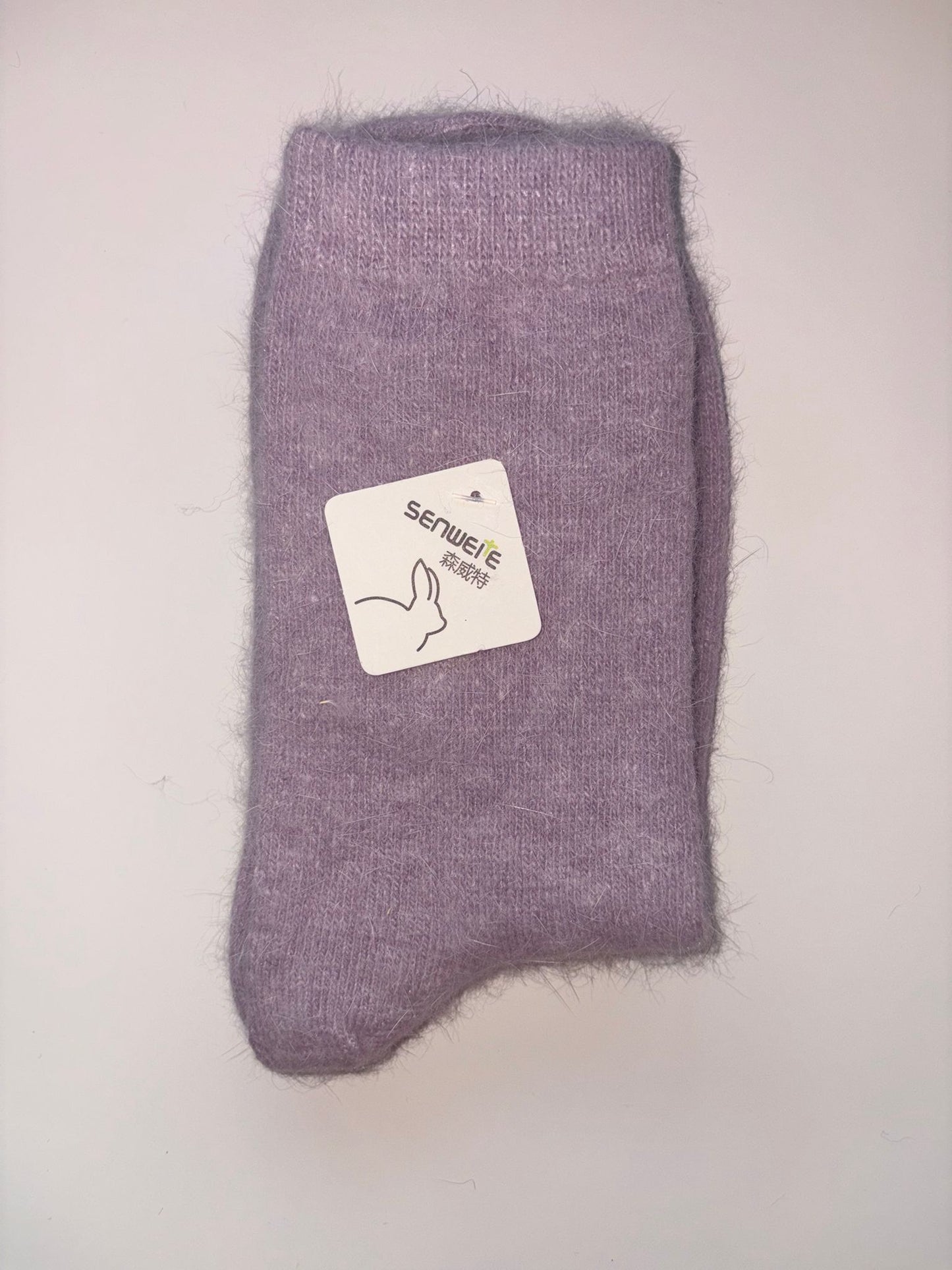 Senweite Crew Socks (Angora Rabbit Hair)