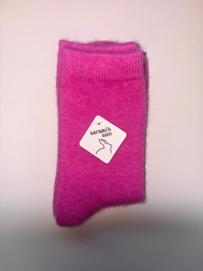 Senweite Crew Socks (Angora Rabbit Hair)