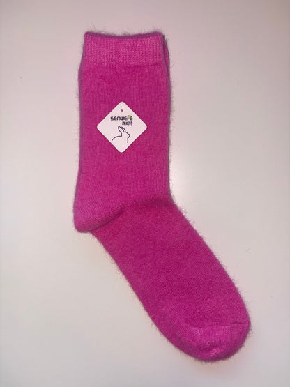 Senweite Crew Socks (Angora Rabbit Hair)