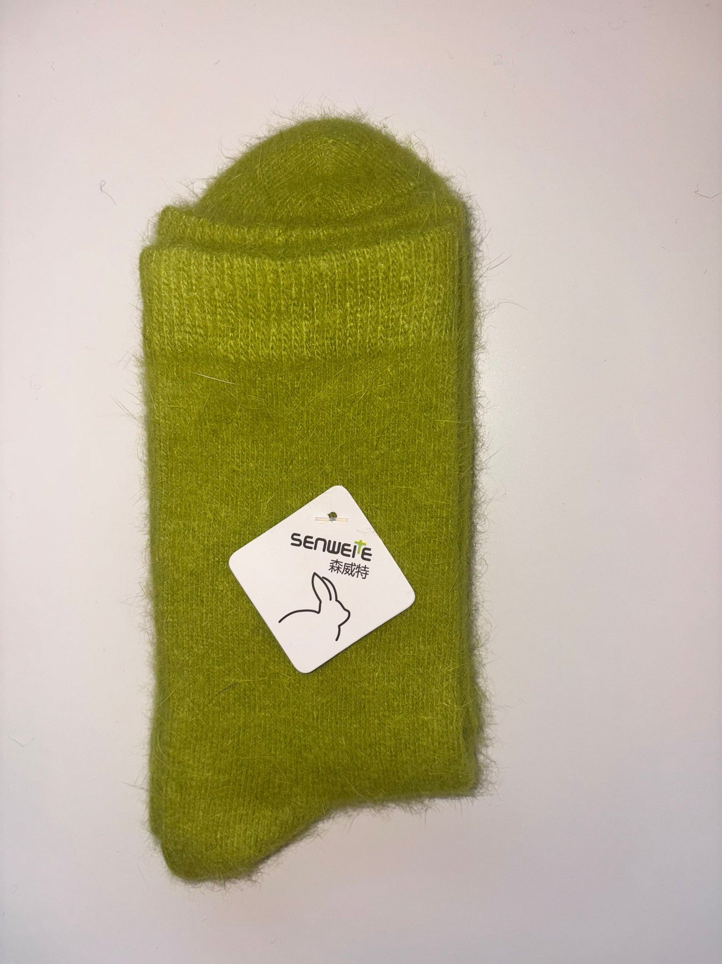 Senweite Crew Socks (Angora Rabbit Hair)