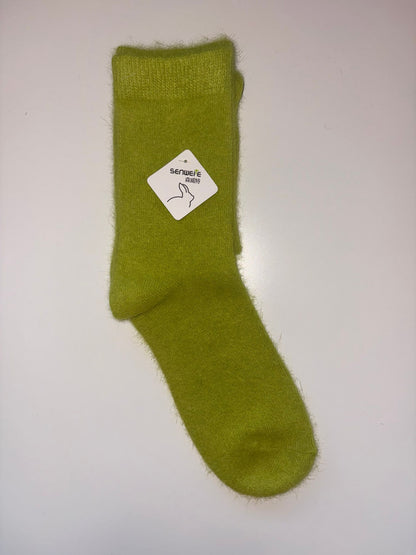 Senweite Crew Socks (Angora Rabbit Hair)