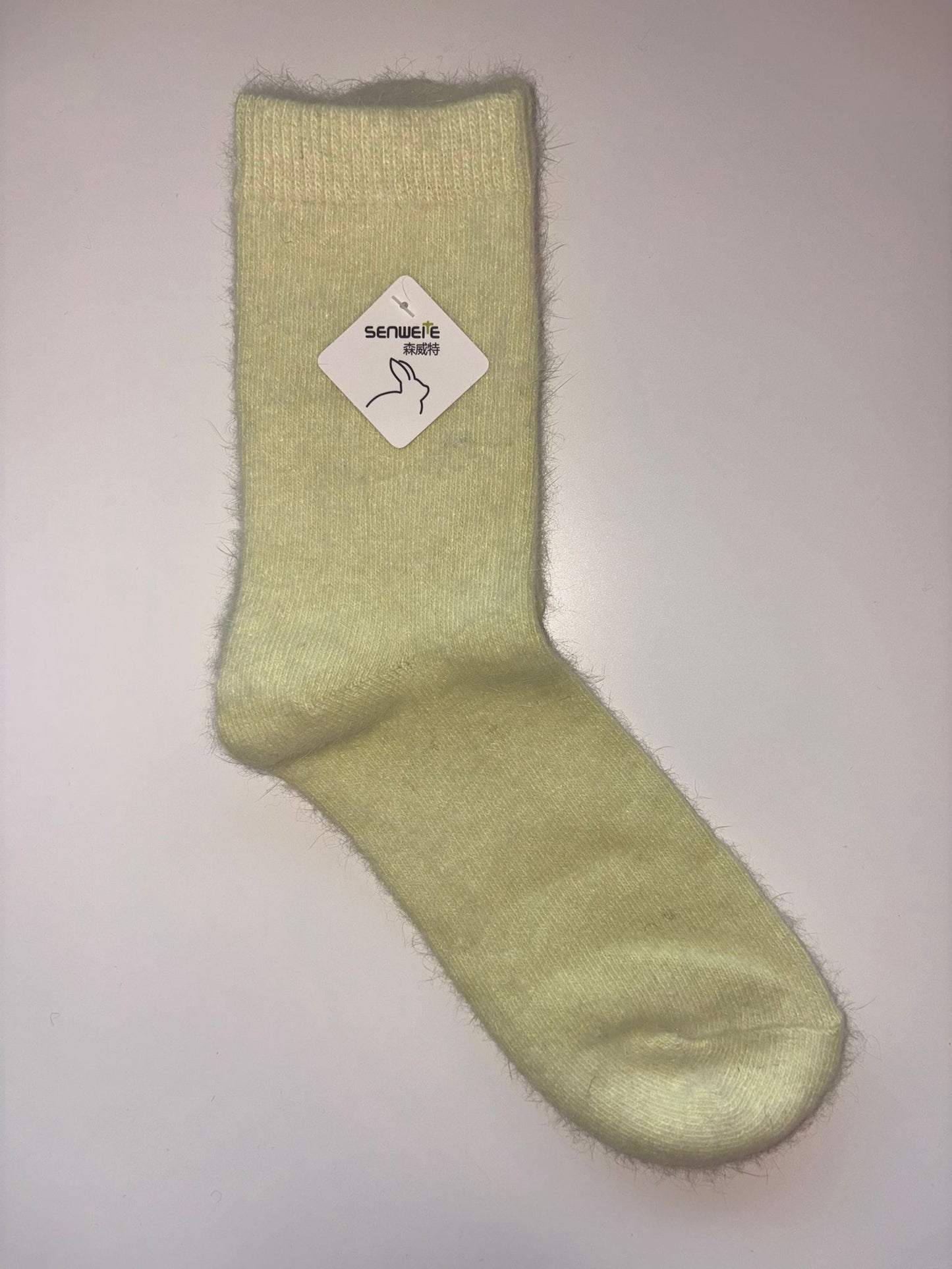 Senweite Crew Socks (Angora Rabbit Hair)