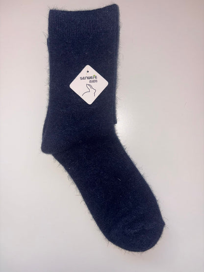 Senweite Crew Socks (Angora Rabbit Hair)