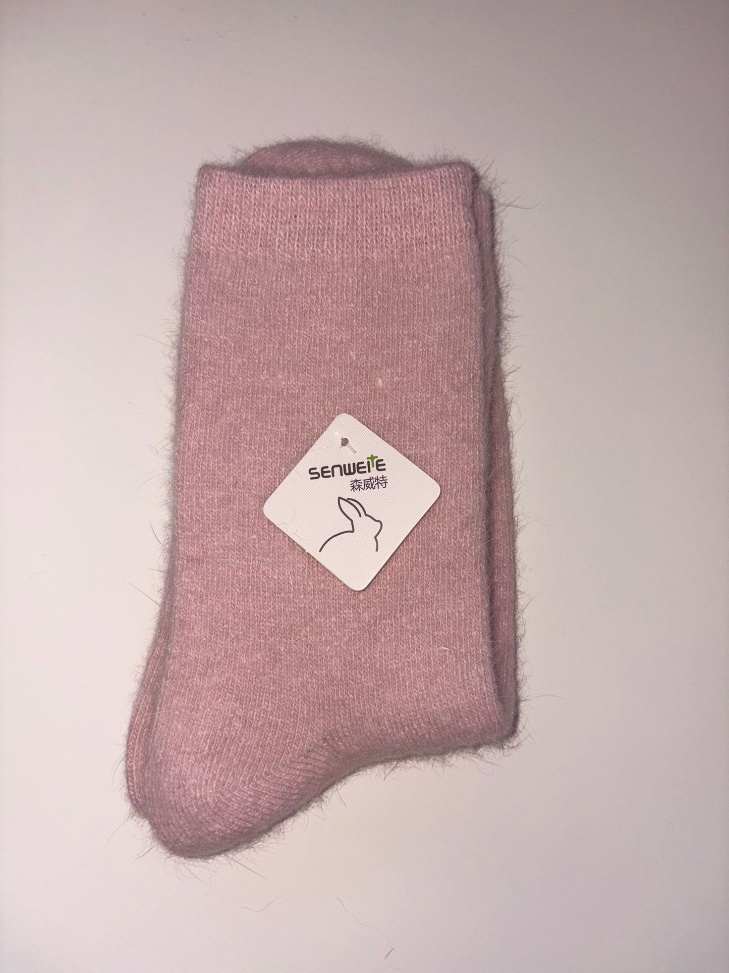 Senweite Crew Socks (Angora Rabbit Hair)