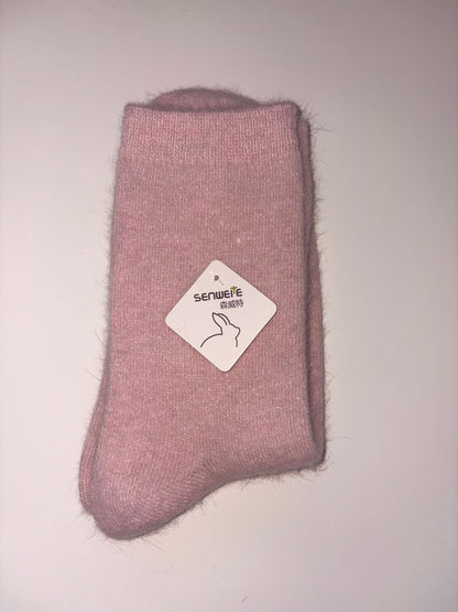 Senweite Crew Socks (Angora Rabbit Hair)