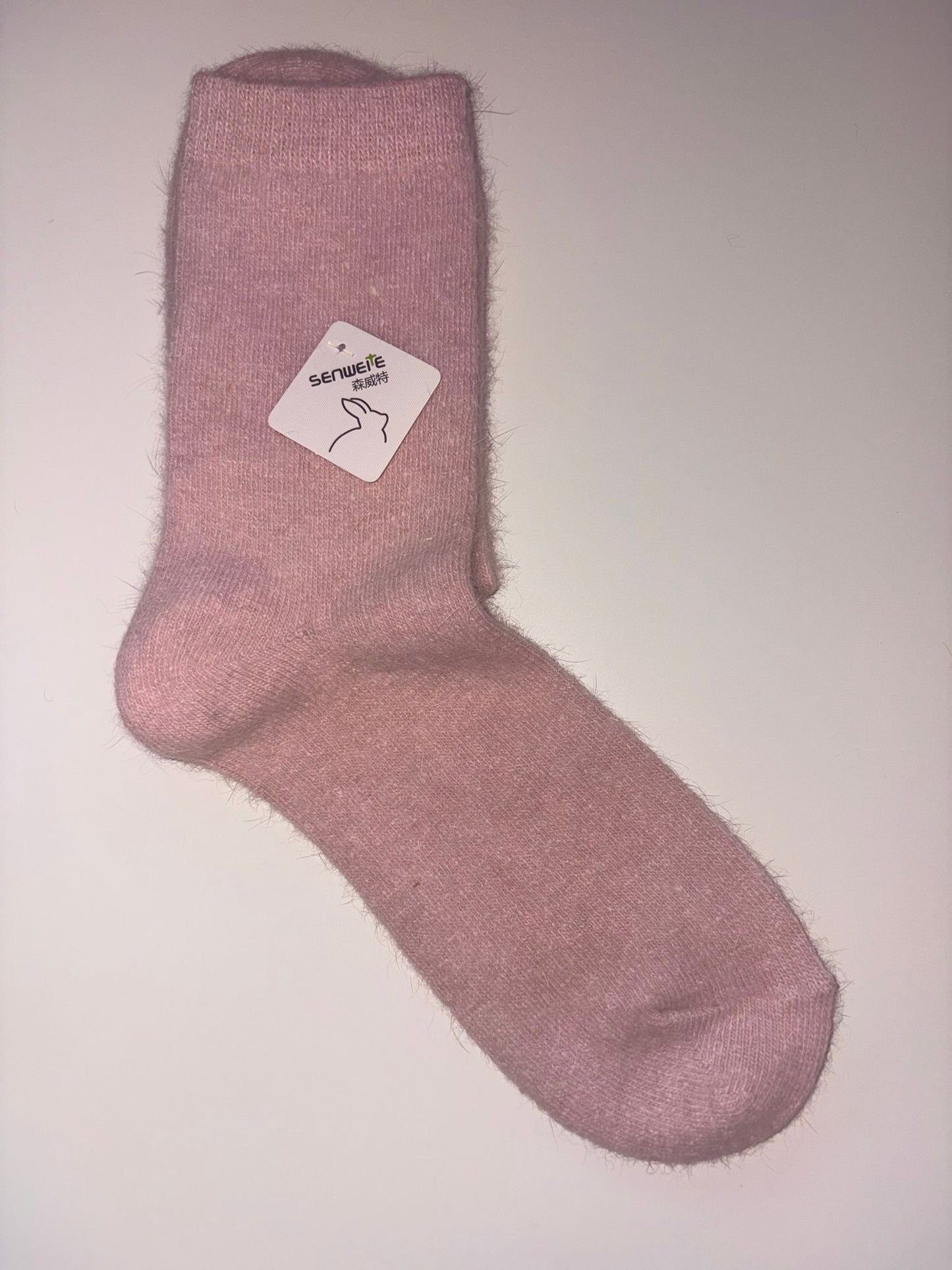 Senweite Crew Socks (Angora Rabbit Hair)