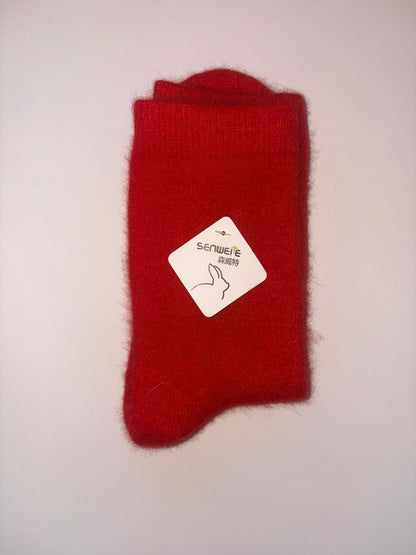 Senweite Crew Socks (Angora Rabbit Hair)