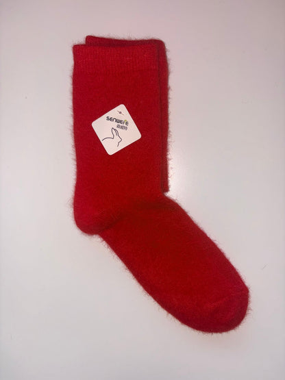 Senweite Crew Socks (Angora Rabbit Hair)