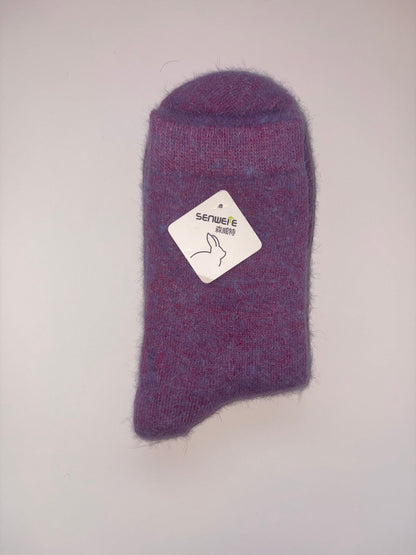 Senweite Crew Socks (Angora Rabbit Hair)