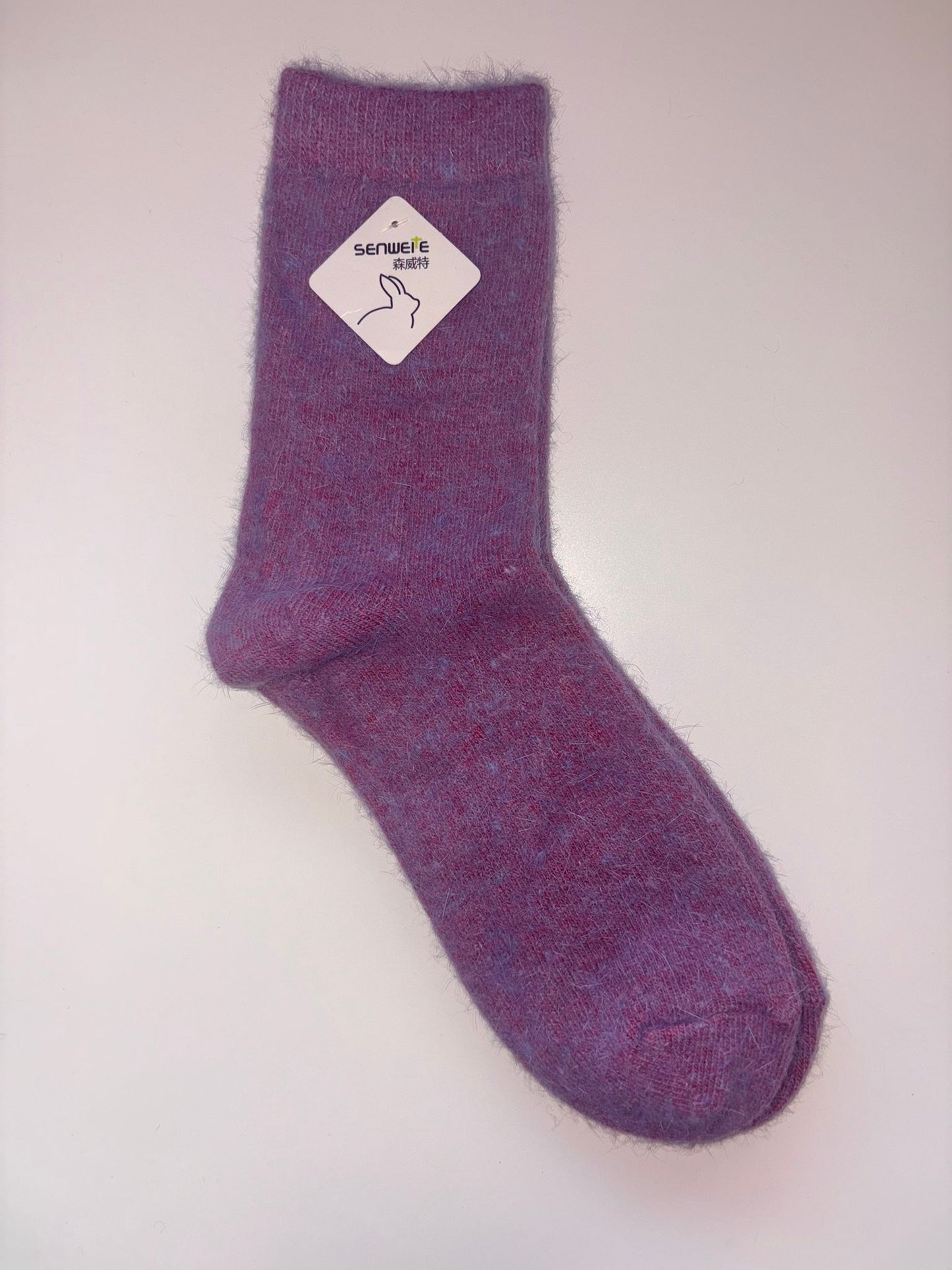 Senweite Crew Socks (Angora Rabbit Hair)