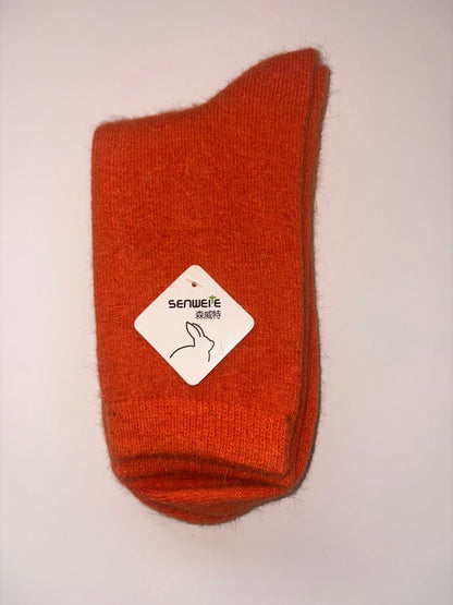 Senweite Crew Socks (Angora Rabbit Hair)