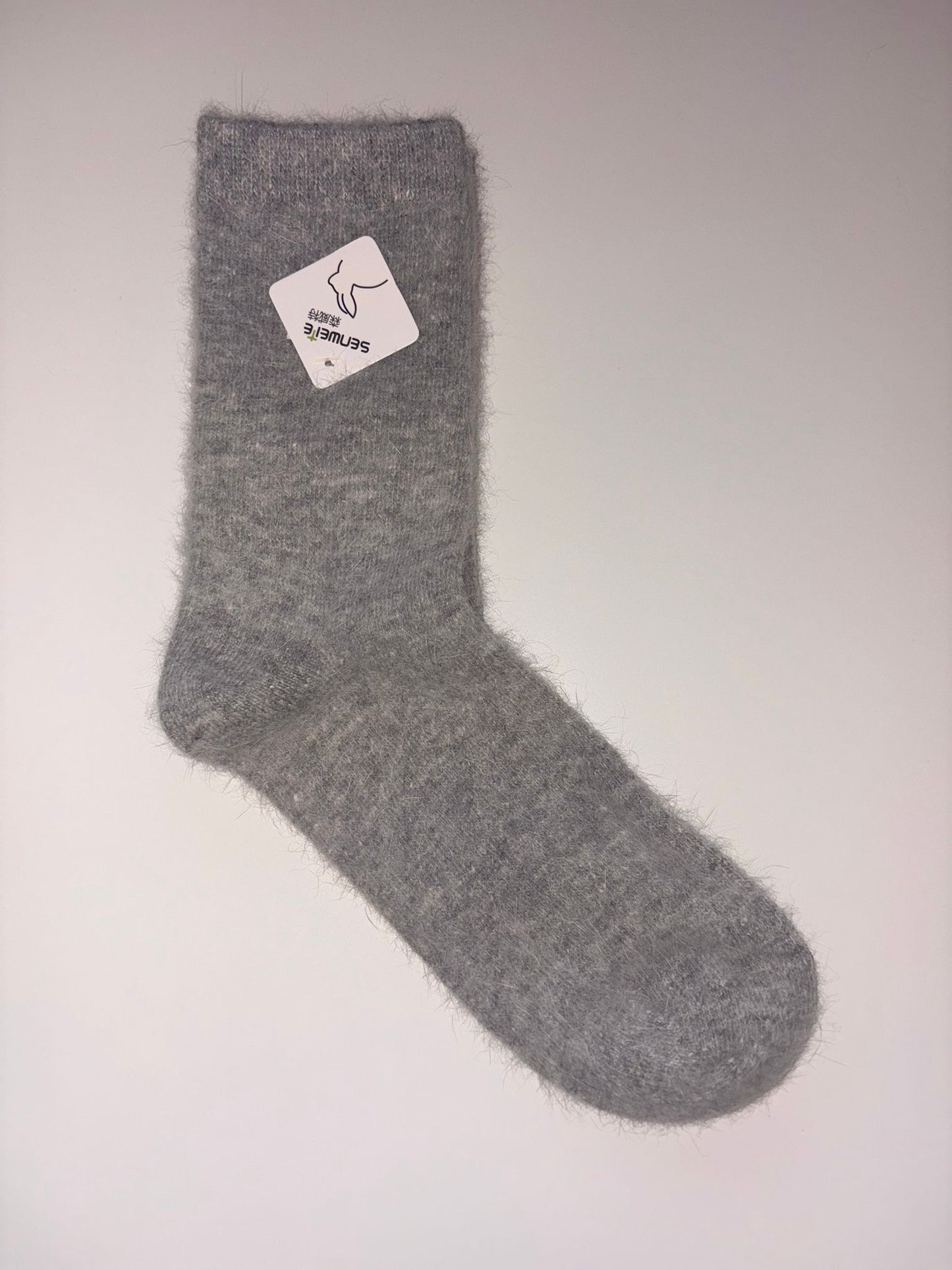 Senweite Crew Socks (Angora Rabbit Hair)