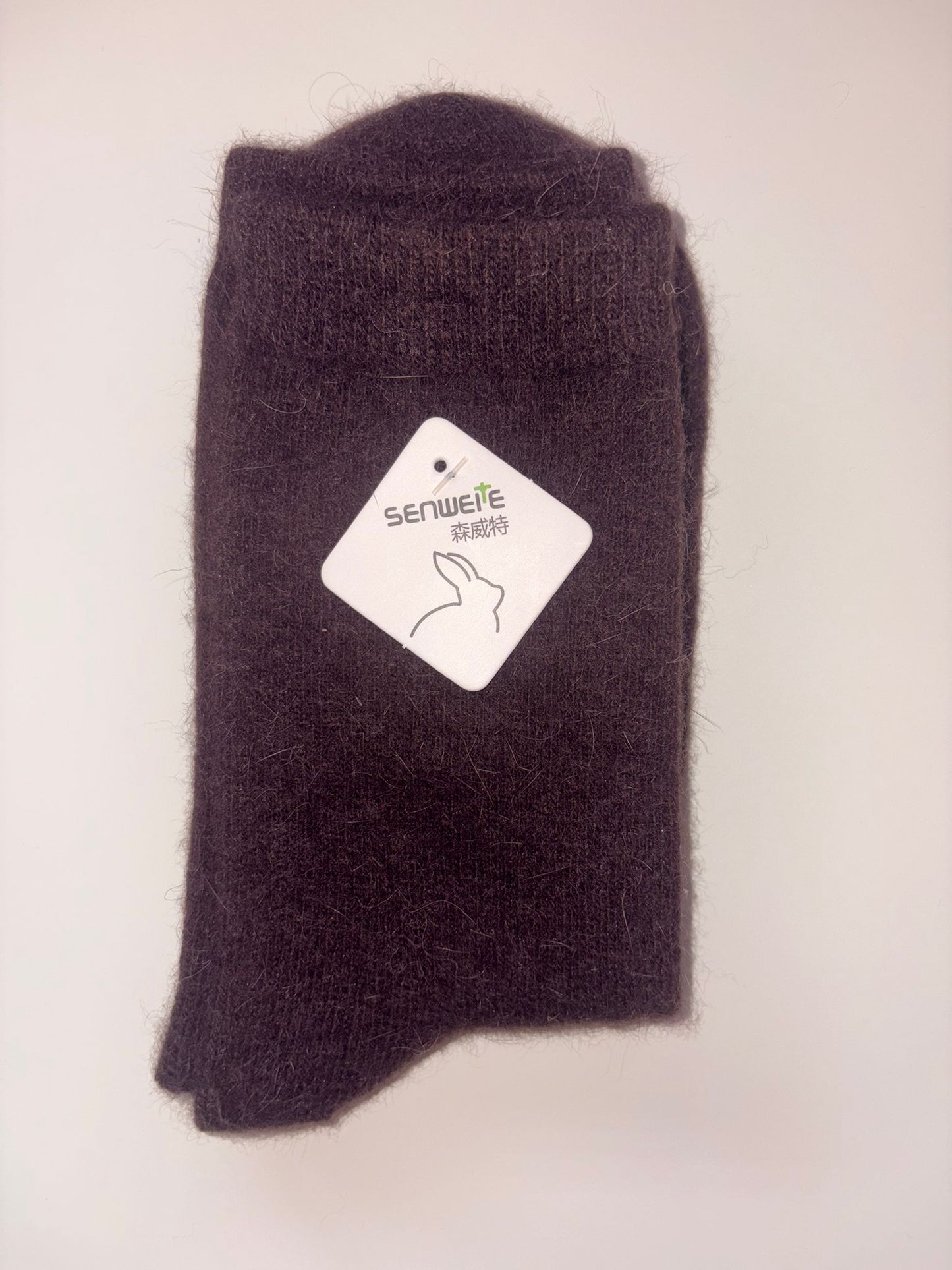 Senweite Crew Socks (Angora Rabbit Hair)